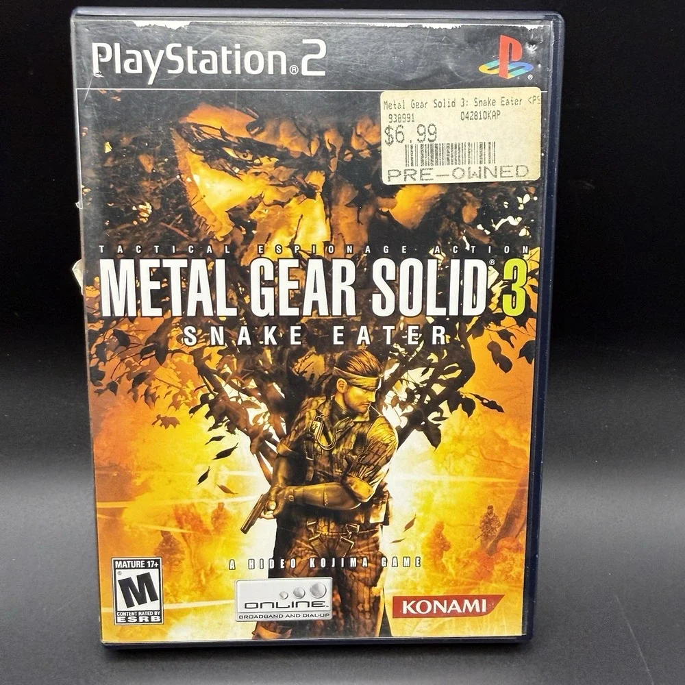 Metal Gear Solid 3: Snake Eater PlayStation 2 2004 PS2 Complete CIB Black Label